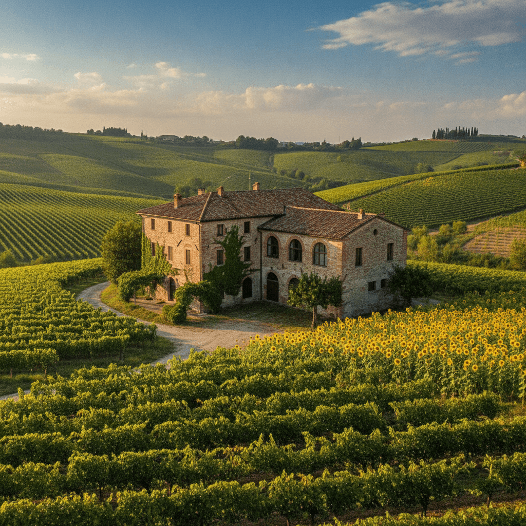 La cascina storica Gallinella in Piemonte
